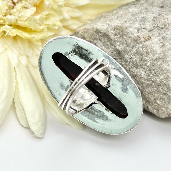 DENTRITE OPAL RING - Picture 6 of 9